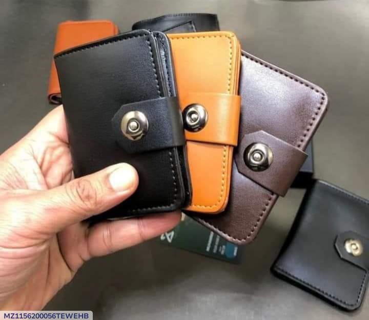 Mini Wallet Plus Card Holder With Magnetic Button
