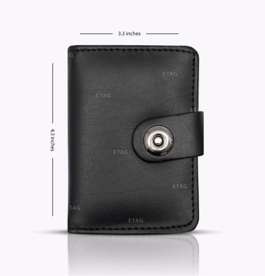 Mini Wallet Plus Card Holder With Magnetic Button